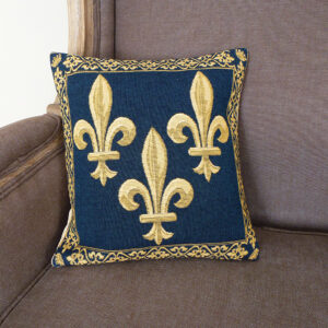 Coussin Fleurs de Lys -- 36X36cm-10848