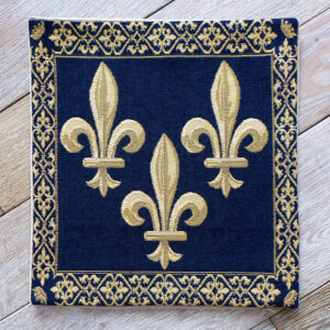 Coussin Fleurs de Lys -- 36X36cm-10849