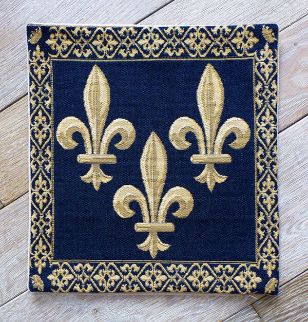 Coussin Fleurs de Lys -- 36X36cm-10849