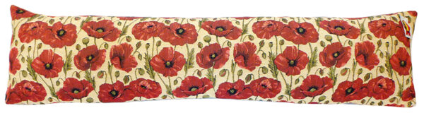 Draught Excluder Poppies -- 20x90cm-0