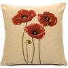 Coussin 3 Pavots -- 45x45cm-0