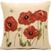 Coussin 4 Pavots -- 45x45cm-0