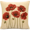 Coussin 5 Pavots -- 45x45cm-0