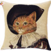 Coussin chat Dartagnan-- 45x45cm-0