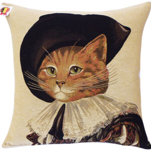 Coussin chat Dartagnan-- 45x45cm-0