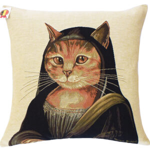 Coussin chat Mona Lisa -- 45x45cm-0