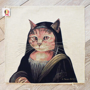 Coussin chat Mona Lisa -- 45x45cm-10837