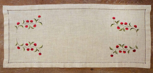 866 Table Runner Cherry -- 40x90cm-0