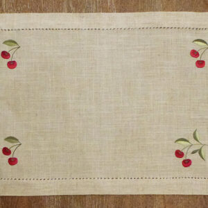 866 Set de Table Cerises --- 35X50cm-0