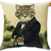 Coussin Chat President -- 45x45cm-0
