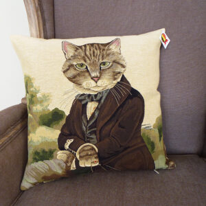 Coussin Chat President -- 45x45cm-10812