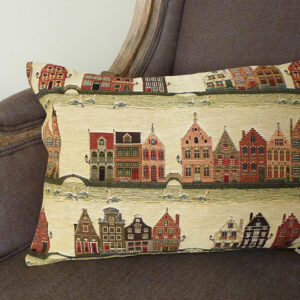 Coussin -- Canaux de Bruges -- 30x45cm-10143