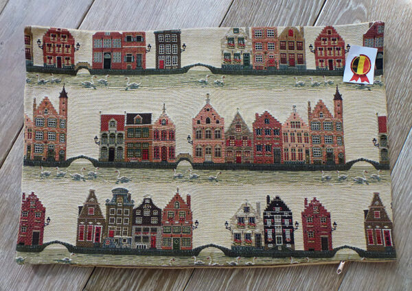 Coussin -- Canaux de Bruges -- 30x45cm-10142