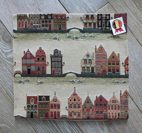 Cushion -- Canals of Bruges -- 35x35cm-10201