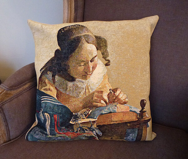 Coussin La Dentellière -- 48x48cm-10240