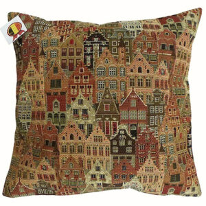 Coussin -- Maison de Bruges -- 35x35cm-0