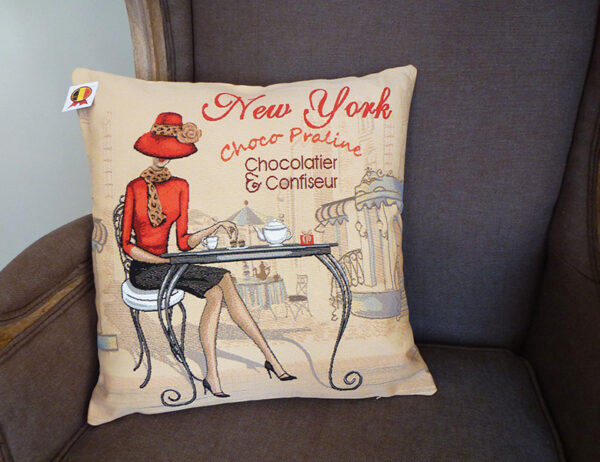Coussin Cafe New York -- 45x45cm-10569