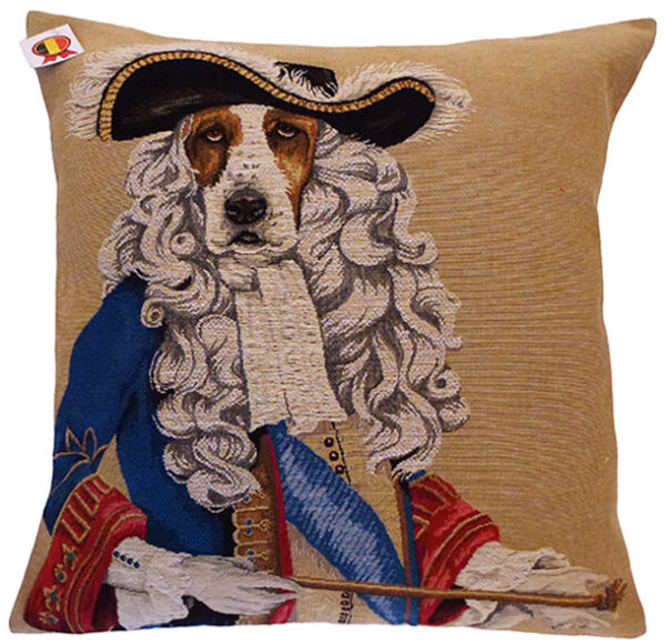 Coussin chien Richelieu -- 45x45cm-0