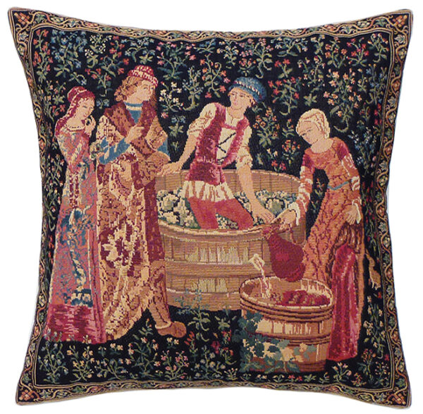 Coussin Scène Médiévale -- 48x48cm-0