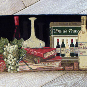 Bas de porte Biblio et Vin -- 20x90cm-10800