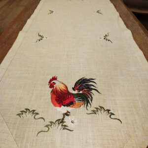 C311 Chemin de Table Coq -- 50x150cm-10955