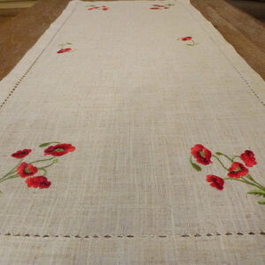 F366 Table Runner Poppy -- 40x90cm-10964