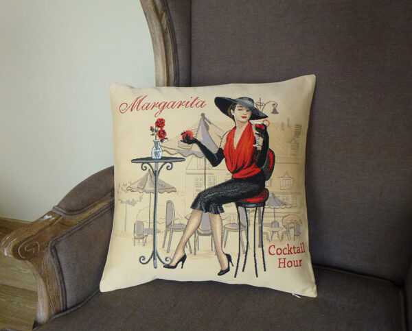 Coussin Cafe Margarita -- 45x45cm-11251