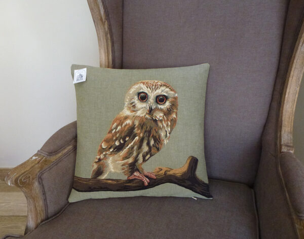 Coussin Hibou -- 45x45cm-11395