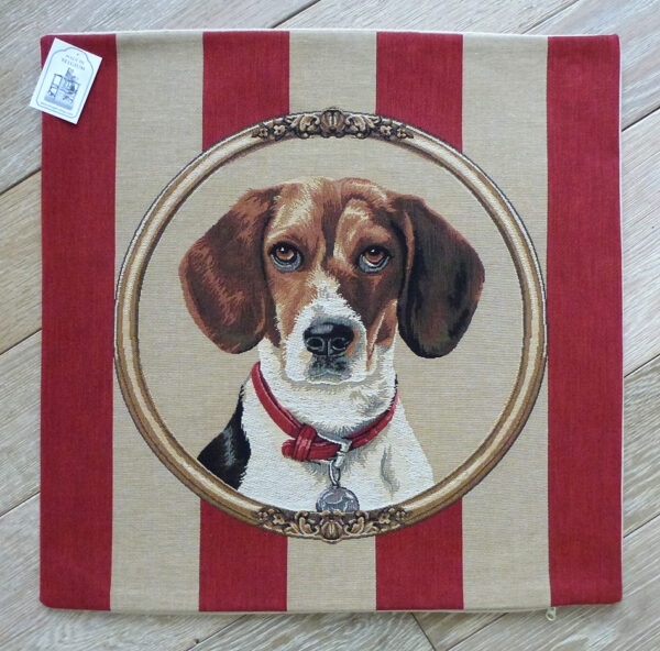 Coussin Chien Beagle -- 45x45cm-11431