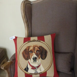 Coussin Chien Beagle -- 45x45cm-11432