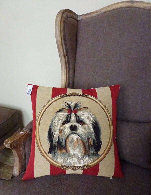 Coussin Chien Shih Tzu -- 45x45cm-11410