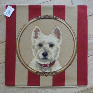 Coussin Chien Westy -- 45x45cm-11419