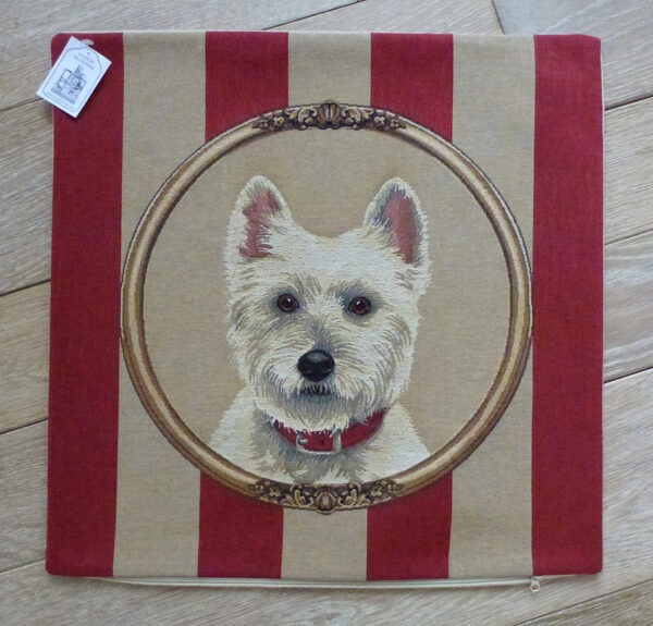 Coussin Chien Westy -- 45x45cm-11419