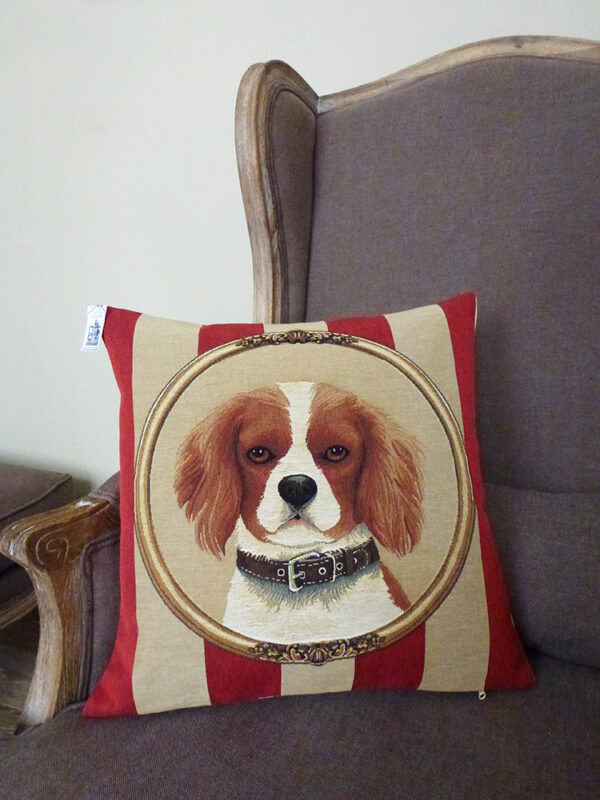 Coussin Chien King Cavalier -- 45x45cm-11408