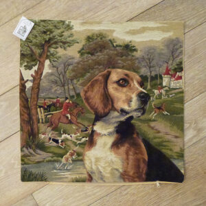 Coussin Chasse Chien Beagle -- 45x45cm-11459